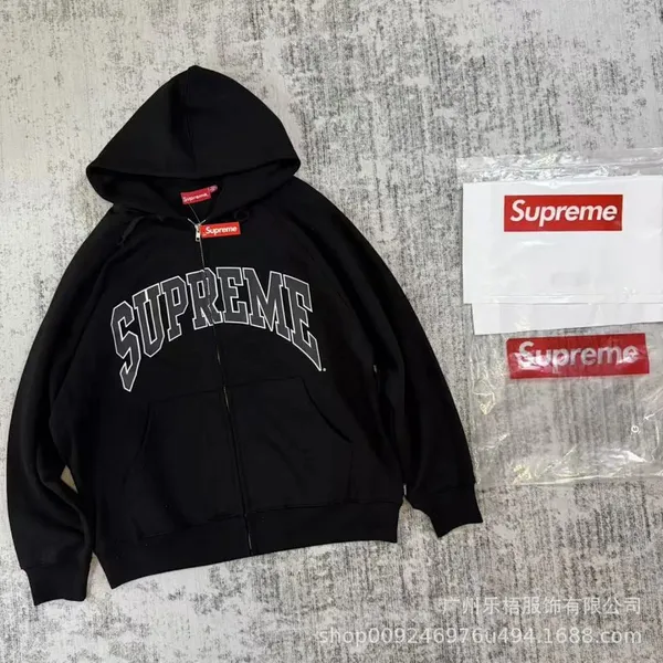 Supreme Hoodie Embroidered Oversized