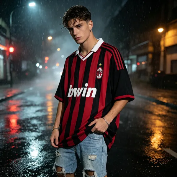 AC Milan Retro Football Jersey