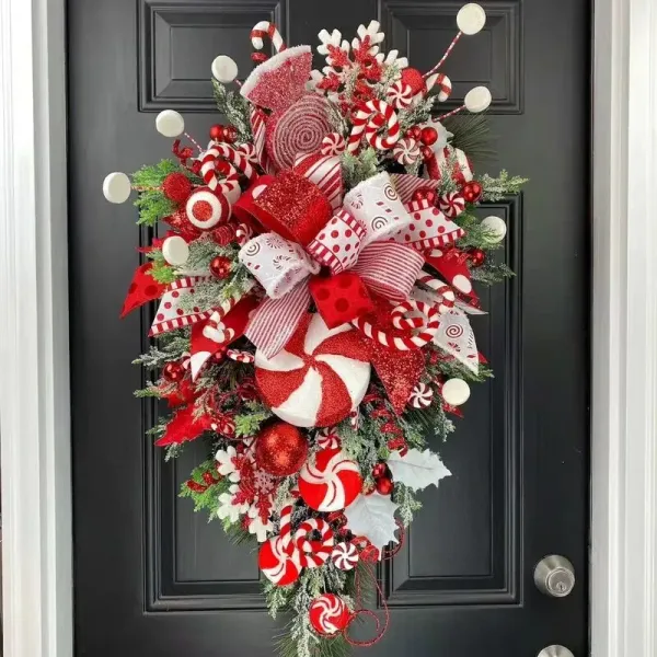 Christmas Wreath Door Hanger