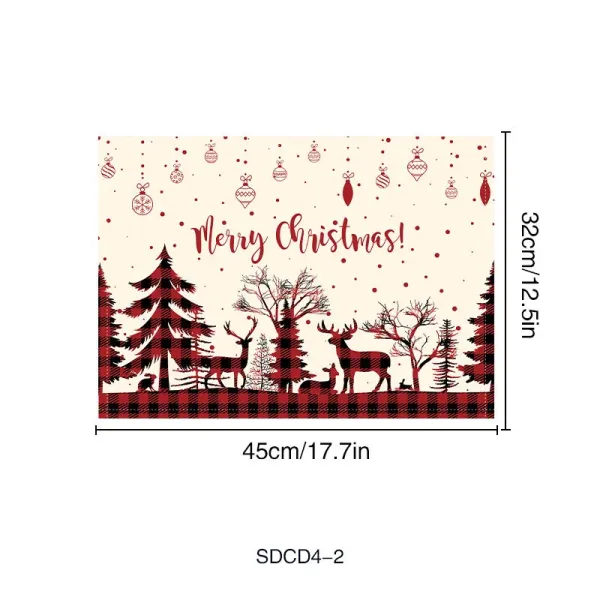 Christmas Table Placemat Set