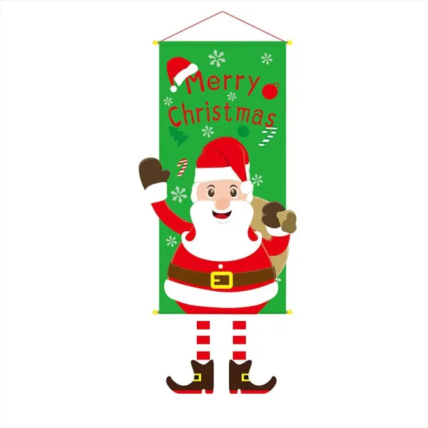 Christmas Santa Hanging Banner
