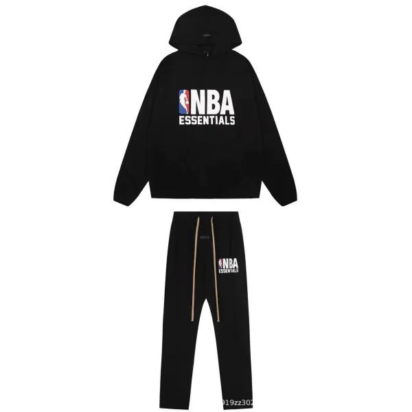 NBA Print Hoodie and Pants Set
